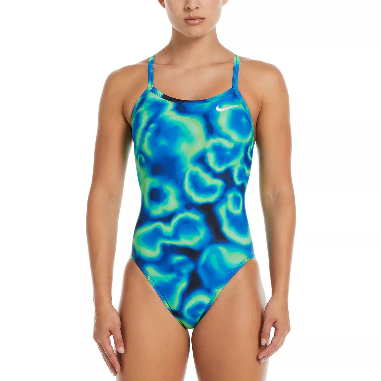 Nike Digi Haze Racerback Swimsuit – Training | Swim2000.com