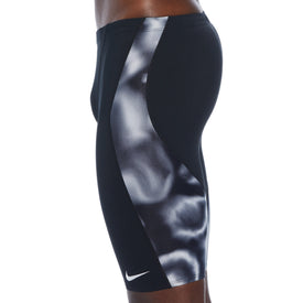 Nike Men's Hydrastrong Digi Haze Swim Jammer  Swim Team Prints  Nike