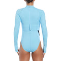 Nike Women Hydralock Fusion Long Sleeve One Piece  One Piece Swimsuits  Nike
