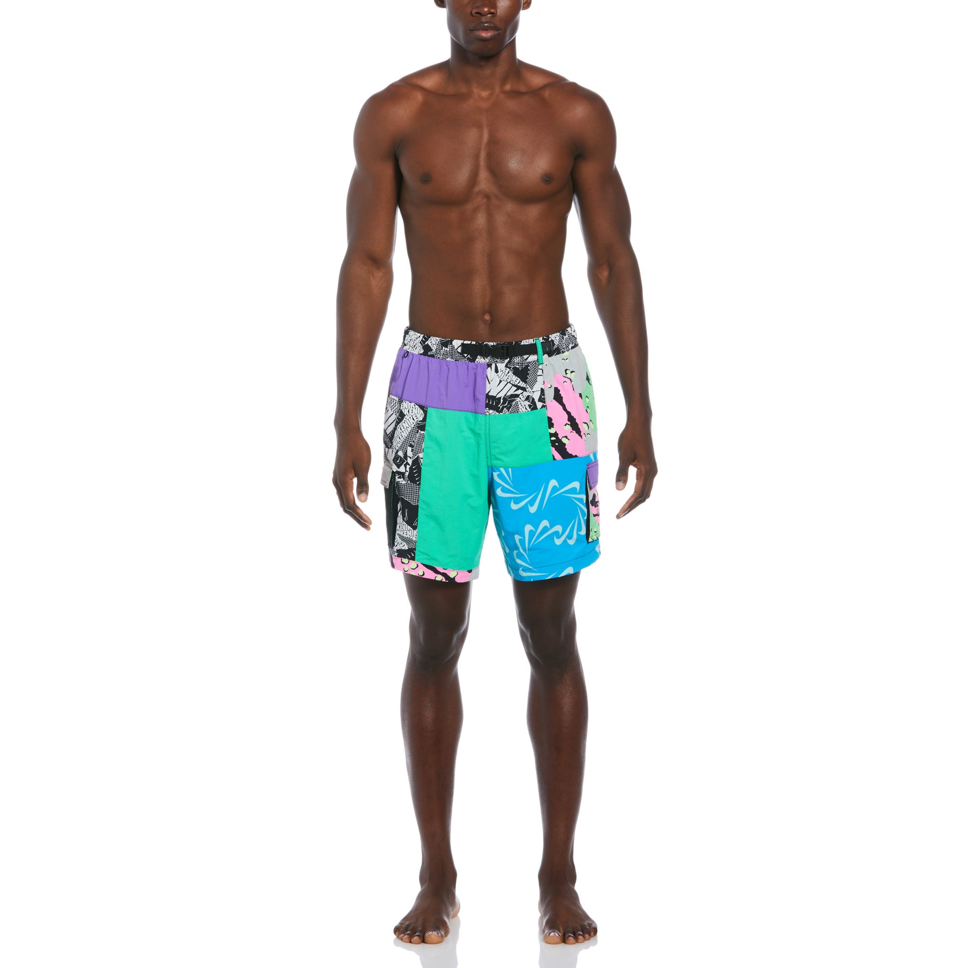 Nike Men Voyage Colorblock Best Of 7-Inch Volley Short  Men's Volley Short  Nike
