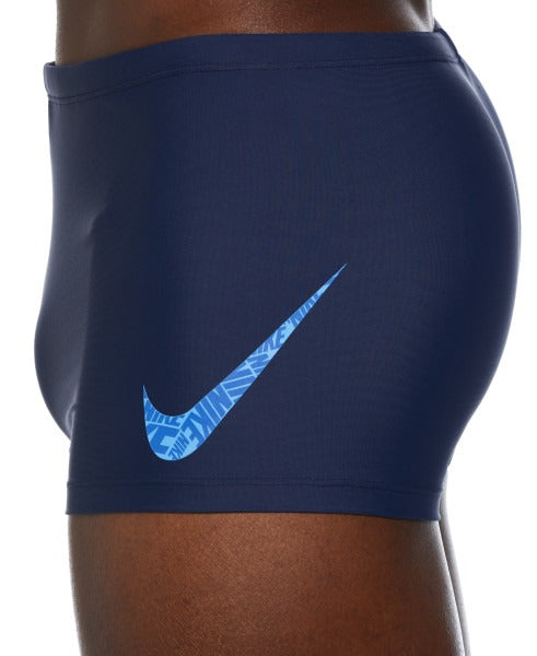 Nike Men's Tossed Swoosh Square Leg Swimsuit  Men's Square-Leg Swimsuits  Nike