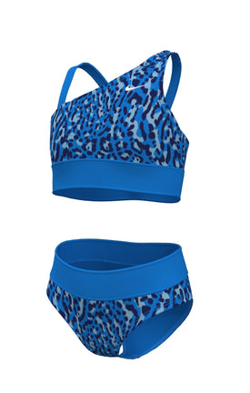 Nike Girls' Wild Asymmetrical Monokini Swimsuit  Two Piece Swimsuits  Nike