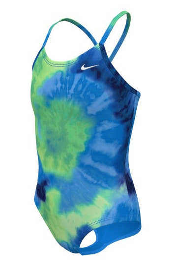 Nike Girl's Tie Dye Crossback One Piece  Girls One Piece  Nike
