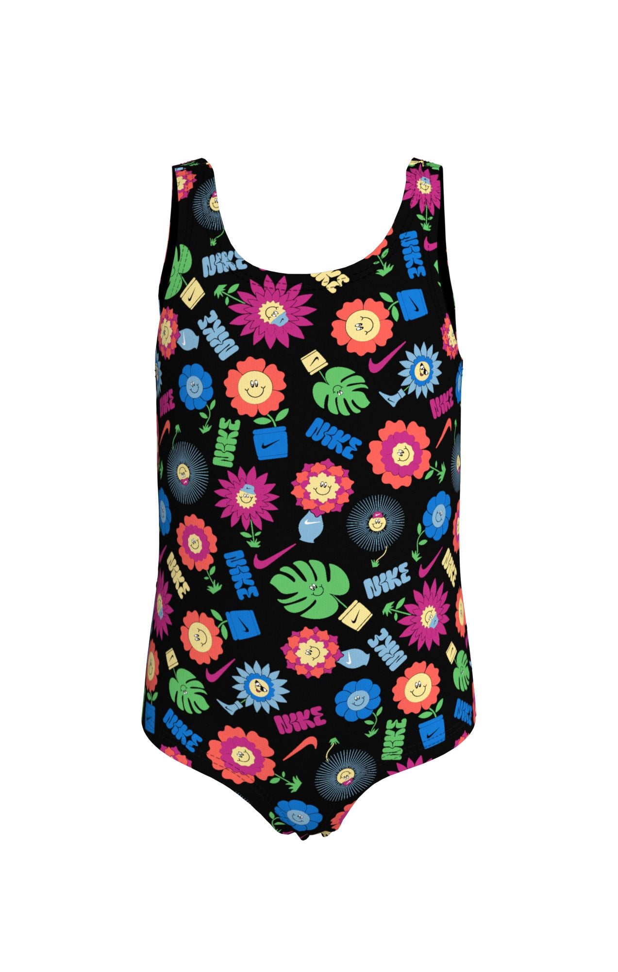 Nike Girls' Garden Party U-Back One Piece Swimsuit  Girls One Piece  Nike