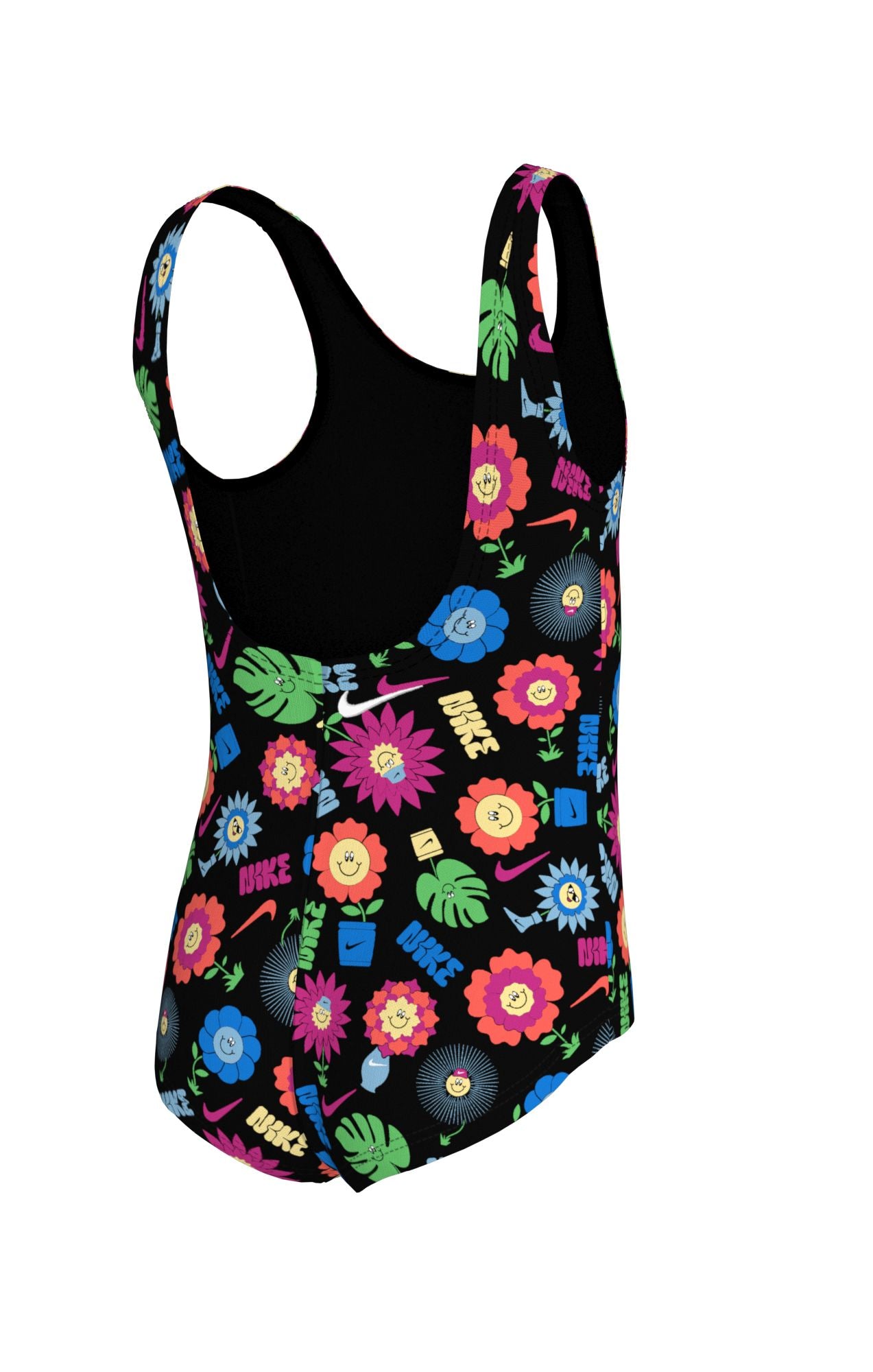 Nike Girls' Garden Party U-Back One Piece Swimsuit  Girls One Piece  Nike