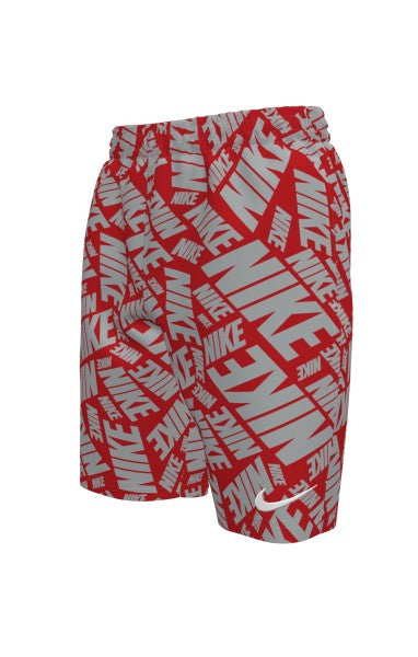 Nike Swim Breaker Boys Tossed Block  Brief 7 Inch Volley Short  Boys Volley Shorts  Nike