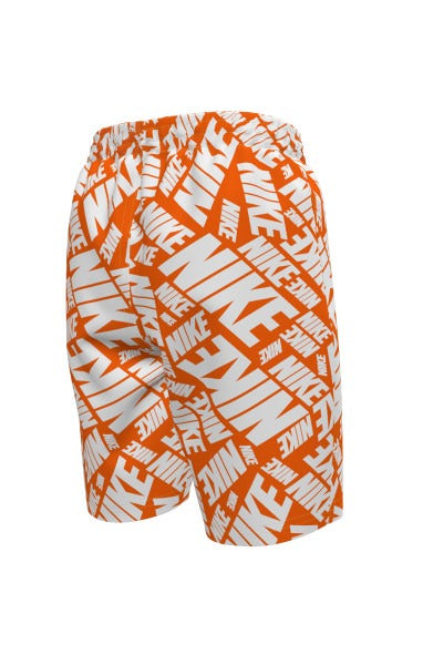 Nike Swim Breaker Boys Tossed Block Brief 7 Inch Volley Short