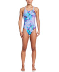 Nike Women's Hydrastrong Multi Print Fastback One Piece Swimsuit  One Piece Swimsuits  Nike