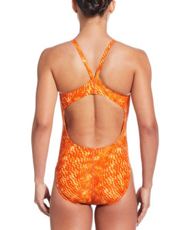 Nike Women’s HydraStrong Pool Lanes Racerback One Piece Swimsuit  One Piece Swimsuits  Nike