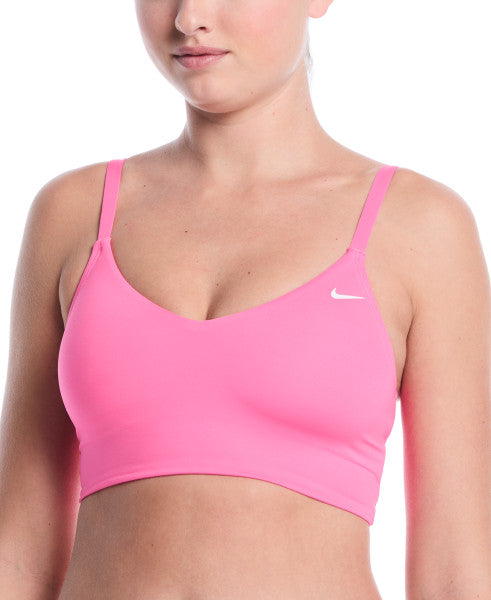 Nike Swim Effortless Essential Women's V-Neck Midkini Top  Midkini Top  Nike