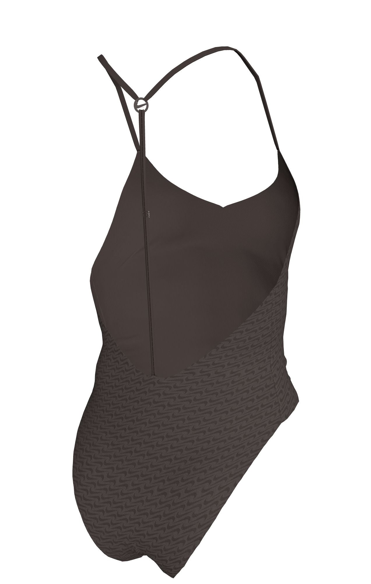 Nike Women's Swoosh Link Terry Nike Texture Y-Back One Piece Swimsuit  One Piece Swimsuits  Nike