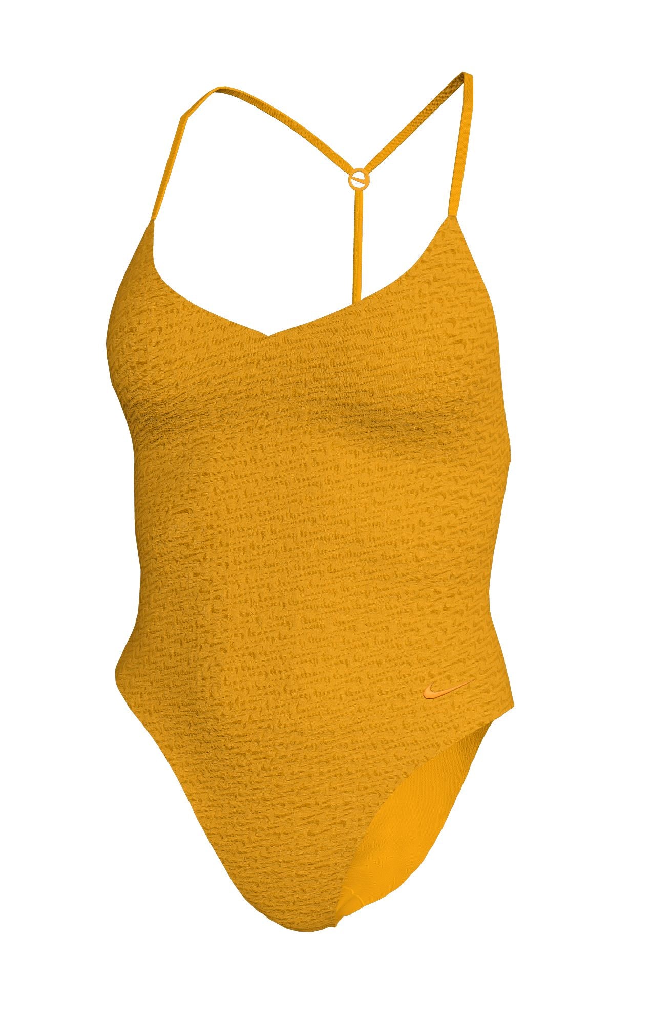 Nike Women's Swoosh Link Terry Nike Texture Y-Back One Piece Swimsuit  One Piece Swimsuits  Nike