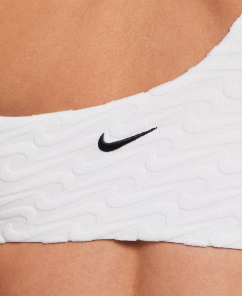 Nike Women's Terry Asymmetrical Bikini Top  Bikini Top  Nike