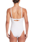 Nike Swim Jacquard Women's V-Neck One Piece Swimsuit  One Piece Swimsuits  Nike