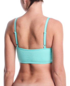 Nike Swim Jacquard Women's V-Neck Midkini Top