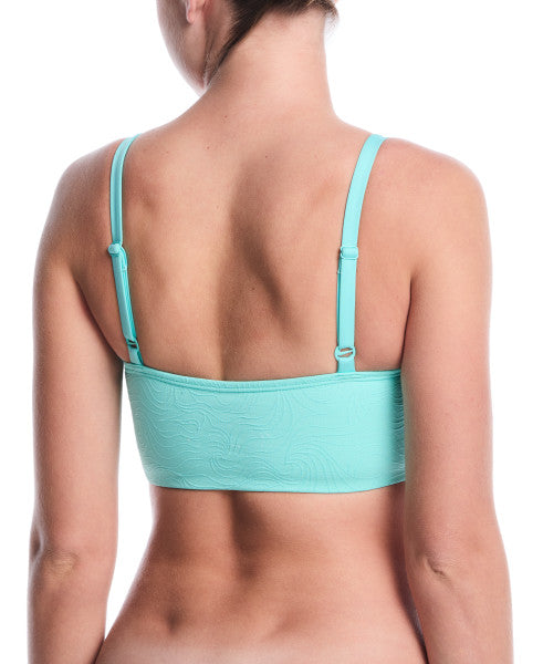 Nike Swim Jacquard Women's V-Neck Midkini Top  Midkini Top  Nike