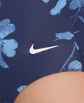 Nike Women's Floral V-Neck One Piece Swimsuit  One Piece Swimsuits  Nike