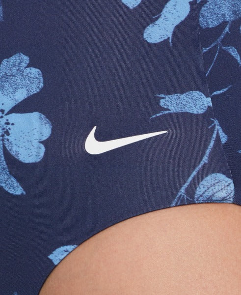 Nike Women's Floral V-Neck One Piece Swimsuit  One Piece Swimsuits  Nike