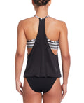 Nike Women's Stripe Layered Tankini  Women's Tankini Top  Nike