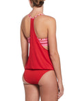 Nike Women's Stripe Layered Tankini  Women's Tankini Top  Nike