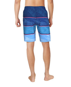 Nike Men's Wave Stripe 9 Inch Volley Short  Boardshorts  Nike