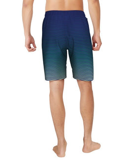 Nike Men's Stripe Print 9 Inch Volley Short  Boardshorts  Nike