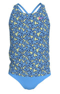 Nike Girls Bubble Script Spiderback Tankini Set  Girls Tankini  Nike