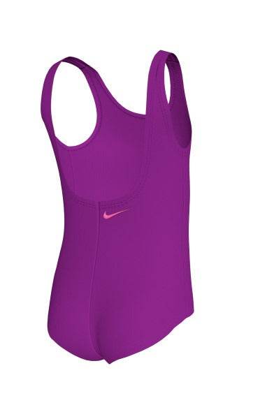 Nike Girls Bubble Script U-Back One Piece Swimsuit  Girls One Piece  Nike