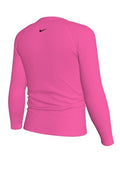 Nike Girls Bubble Script Long Sleeve Hydroguard  Long Sleeve Rash Guard  Nike