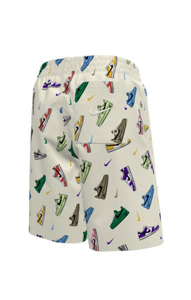 Nike Boy's Multi Sneaker 7 Inch Volley Short  Boys Boardshorts  Nike