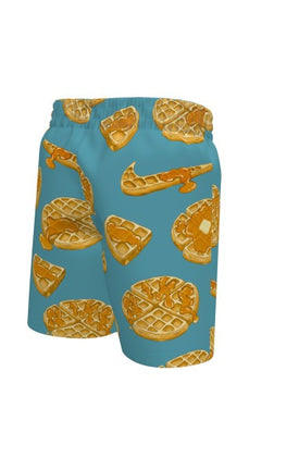 Nike Boys Tossed Waffles Short 5 Inch Volley Short  Boys Volley Shorts  Nike