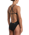 Nike Women's Hydrastrong Logo Graphic Adjustable Crossback One Piece Swimsuit  One Piece Swimsuits  Nike