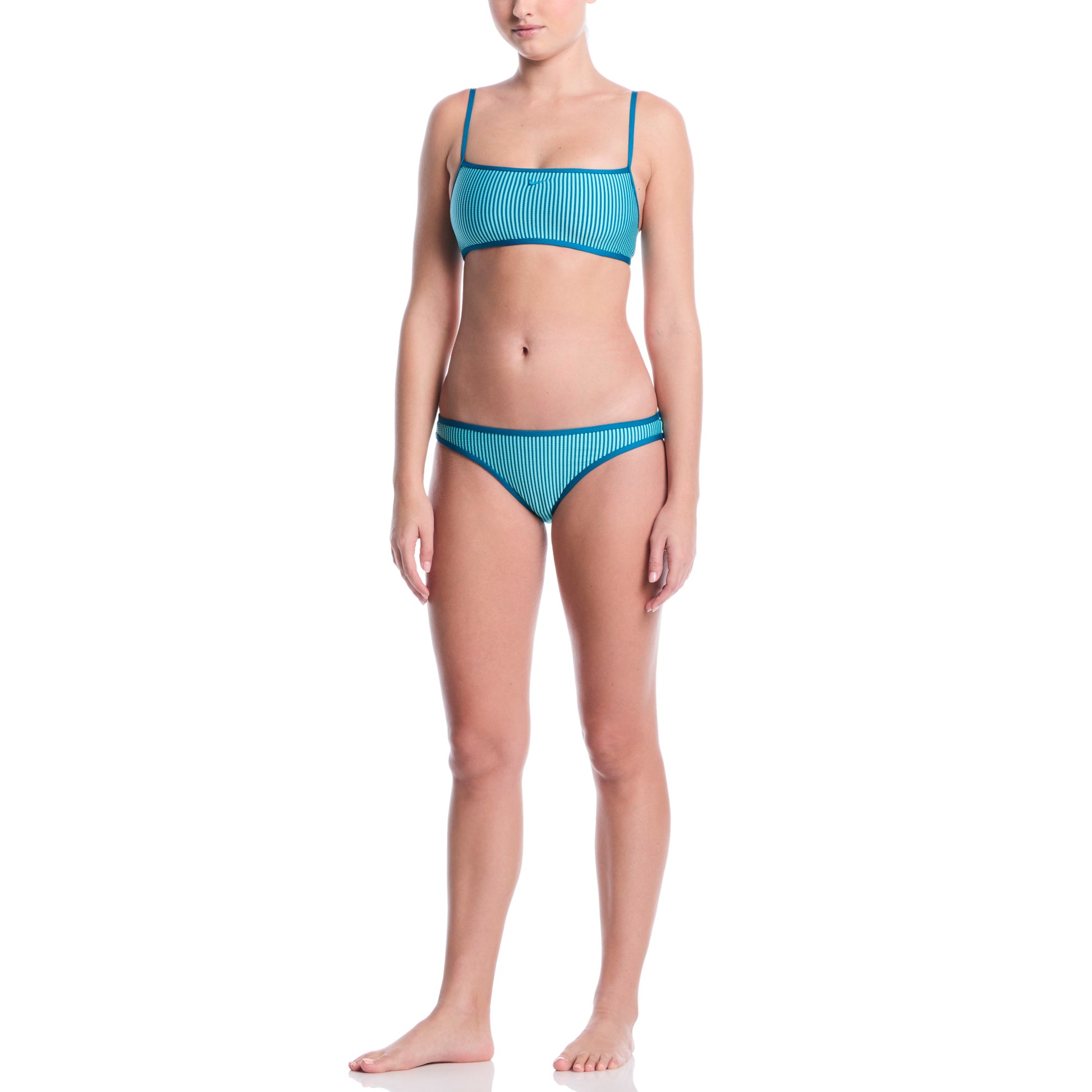 Nike Women's Ripple Texture Bralette Bikini Top  Bikini Top  Nike