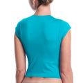 Nike Women's Effortless Essential Cap Sleeve Swim Top  Crop Top  Nike