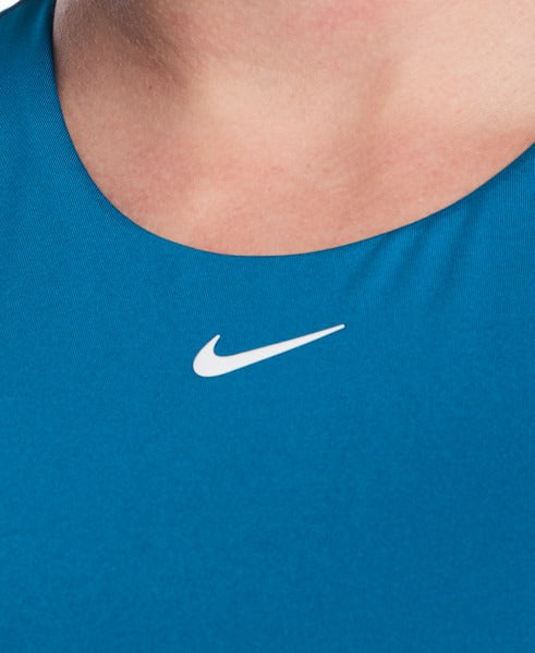 Nike Women's Effortless Essential Cap Sleeve Swim Top  Crop Top  Nike