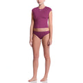 Nike Women's Effortless Essential Cap Sleeve Swim Top  Crop Top  Nike