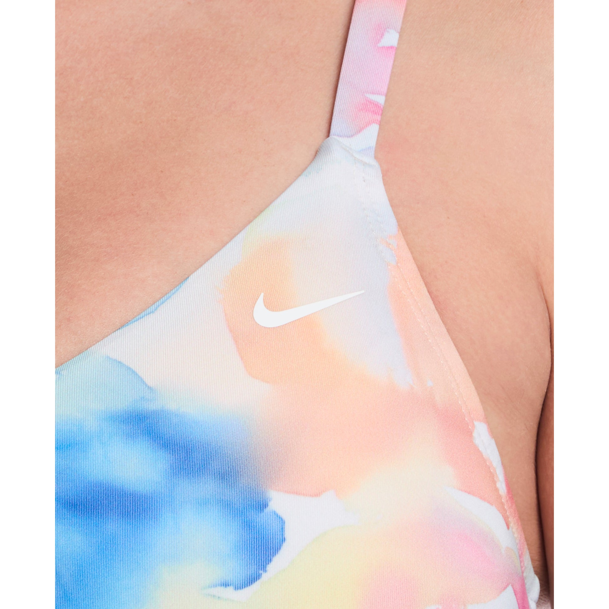 Nike Swim Effortless Aquarelle Floral Nike Swim Women's V-Neck Midkini Top  Midkini Top  Nike
