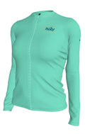 Nike Women's Swim Hydroguard Dri-FIT UV Long Sleeve Zip Top  Long Sleeve Rash Guard  Nike