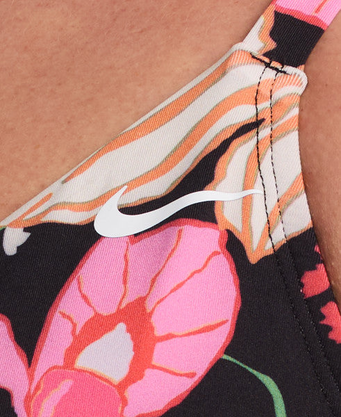 Nike Women's Swim Effortless Hot House Floral V-Neck Tankini Top - Plus Size  Plus Size Tankini Top  Nike
