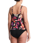 Nike Women's Swim Effortless Hot House Floral V-Neck Tankini Top - Plus Size  Plus Size Tankini Top  Nike