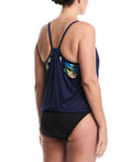 Nike Women's Swim Effortless Hot House Floral Layered Tankini Top - Plus Size  Plus Size Tankini Top  Nike