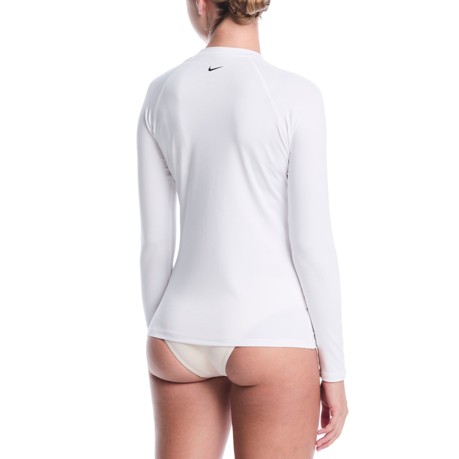 Nike Women's Swim Hydrogaurd Dri-FIT UV Long Sleeve Top  Long Sleeve Rash Guard  Nike