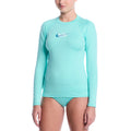 Nike Women's Swim Hydrogaurd Dri-FIT UV Long Sleeve Top  Long Sleeve Rash Guard  Nike