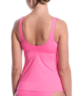 Nike Women's Effortless Essential Scoop Neck Tankini Top  Women's Tankini Top  Nike