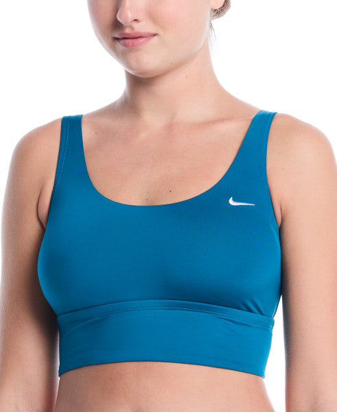 Nike Women's Effortless Essential Scoop Neck Midkini Top  Midkini Top  Nike