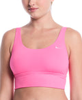 Nike Women's Effortless Essential Scoop Neck Midkini Top  Midkini Top  Nike