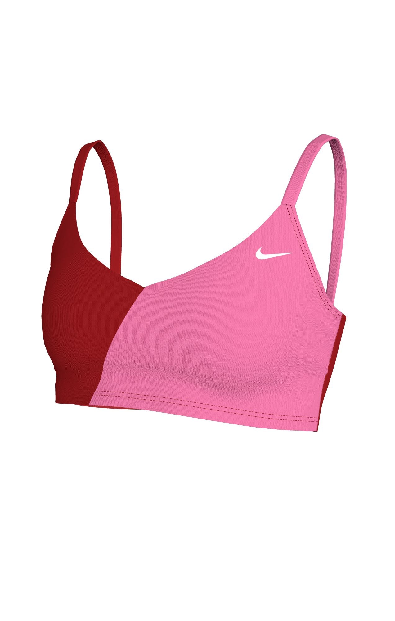 Nike Women's Color Block V-Neck Midkini Top  Midkini Top  Nike