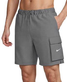Nike Men's Swim Voyage Solid Essential 7 Brief-Lined Volley Short  Men's Volley Short  Nike