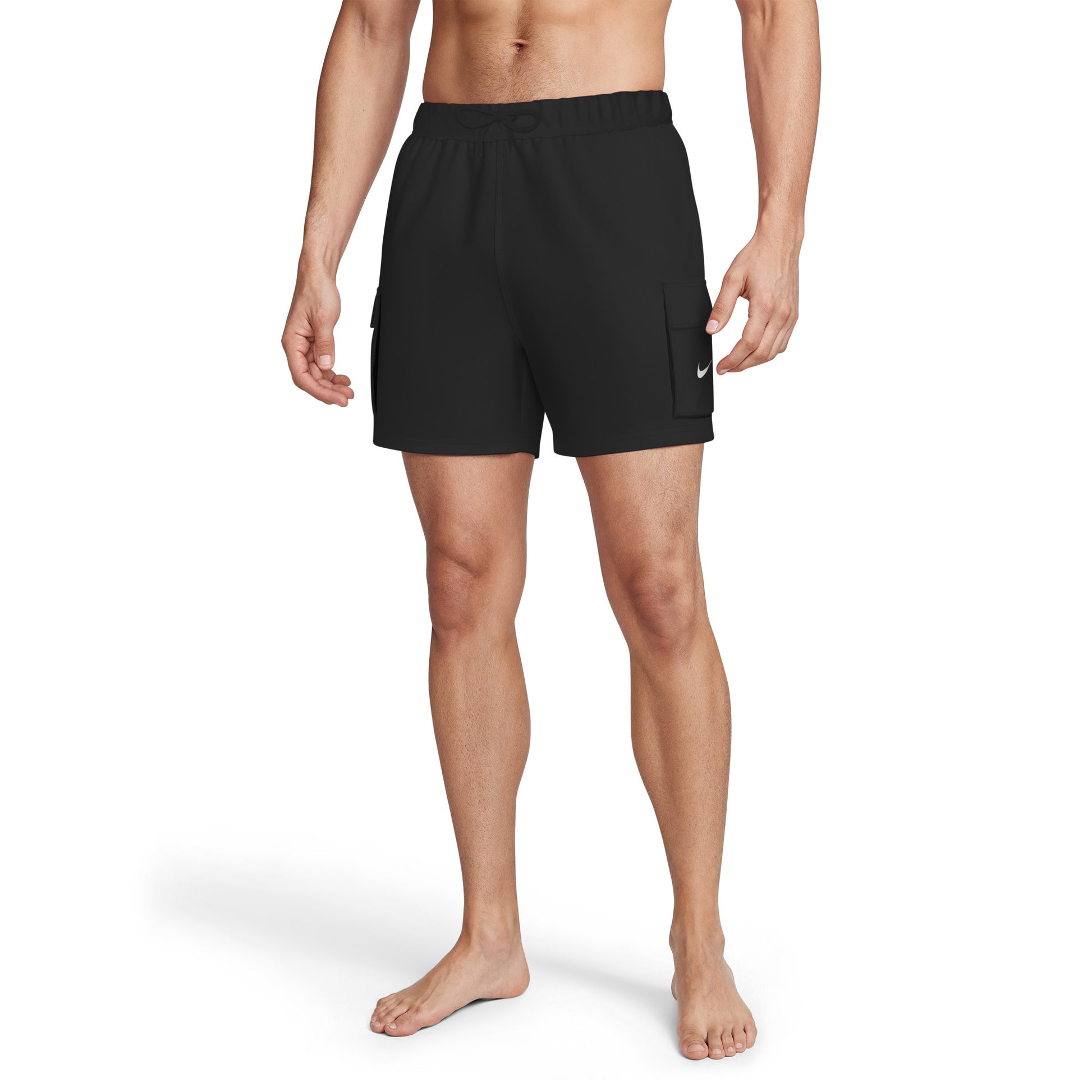 Nike Men's Swim Voyage Solid Essential 5 Inch Brief-Lined Volley Short  Men's Volley Short  Nike
