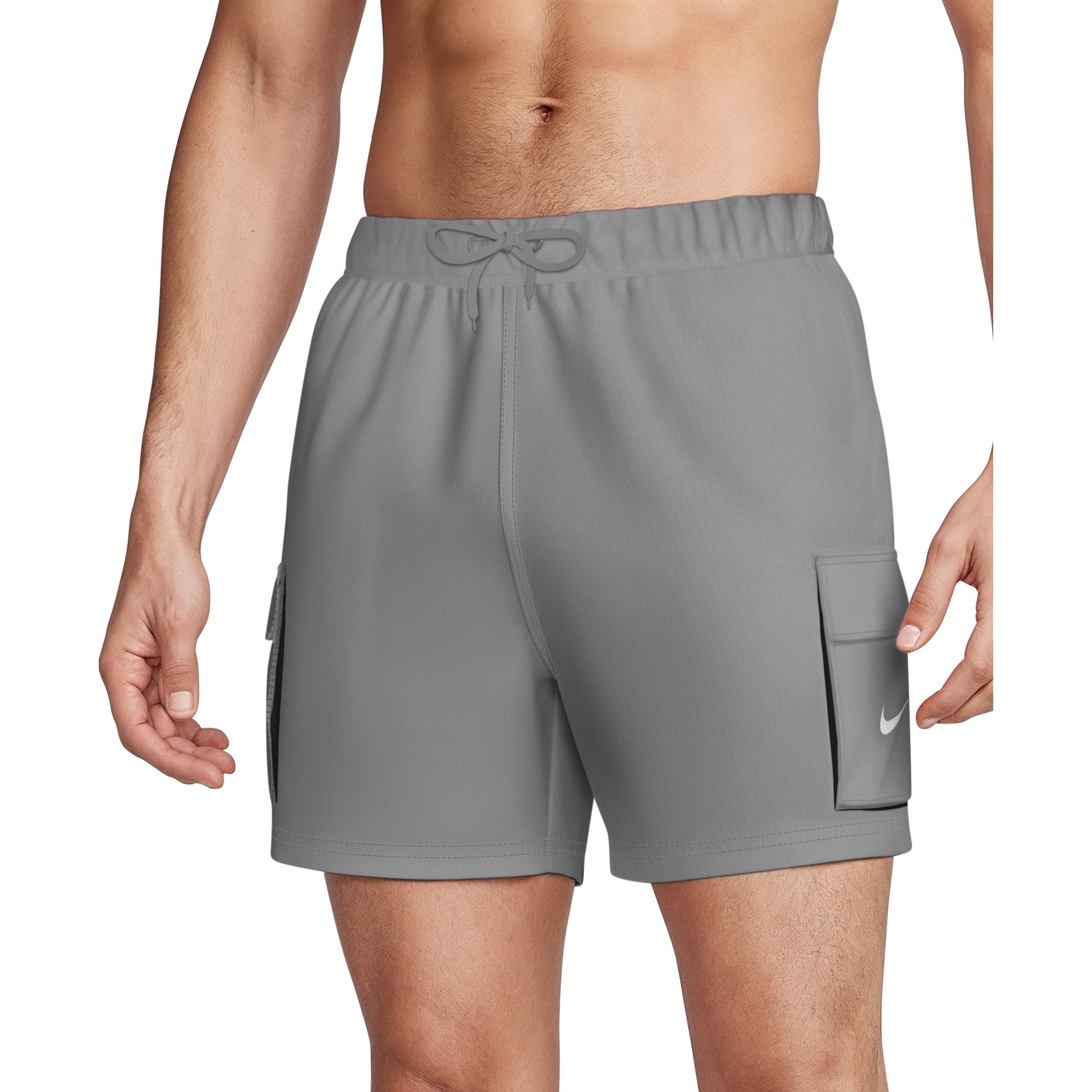 Nike Men's Swim Voyage Solid Essential 5 Inch Brief-Lined Volley Short  Men's Volley Short  Nike